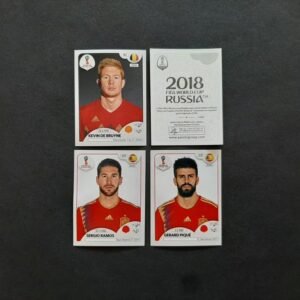 Panini/McDonalds: WORLD CUP RUSSIA 2018 (black back, unnumbered)