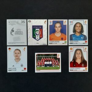 Panini: WOMEN'S EURO NETHERLANDS 2017 (made in Italy, black backside)