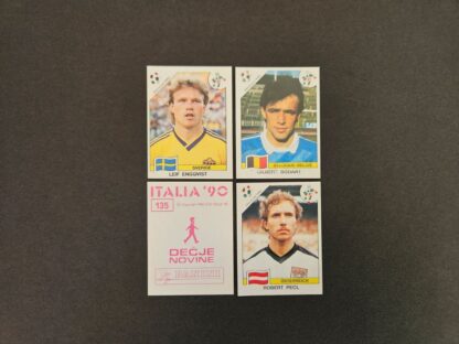 Panini/Decje Novine: WORLD CUP ITALIA 1990 (pink backside)