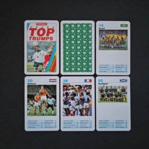 Waddingtons: SUPER TOP TRUMPS, WORLD CUP FOOTBALL 1992