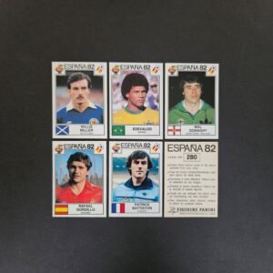 Panini: WORLD CUP ESPAÑA 1982 (black backside)