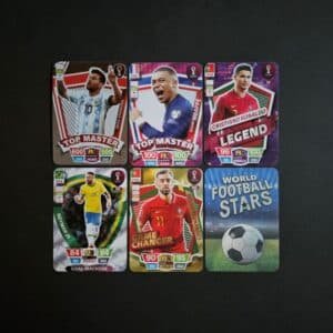 Unknown publisher: WORLD FOOTBALL STARS 2026, TRADING CARDS GAME (China, blue/green backsides)